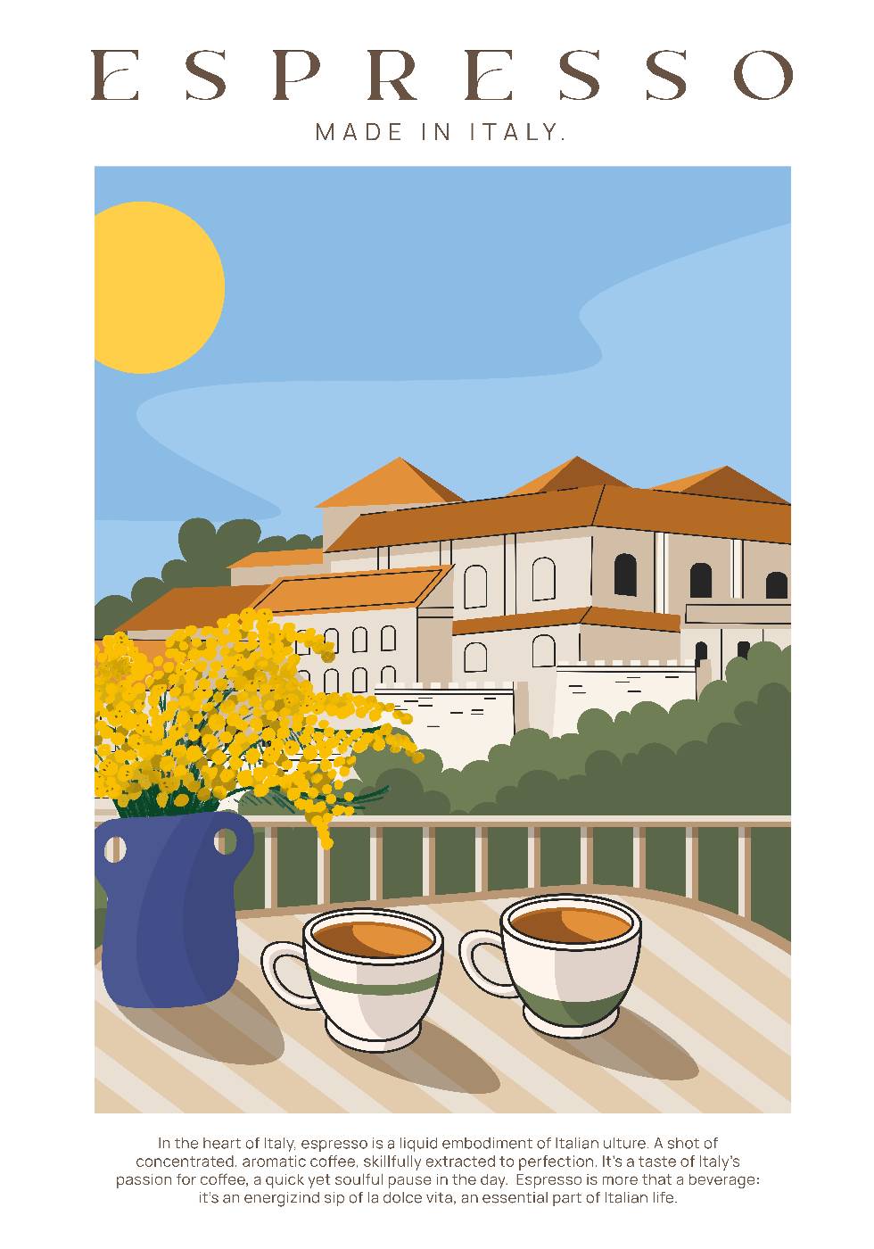 Espresso Italy Plakat