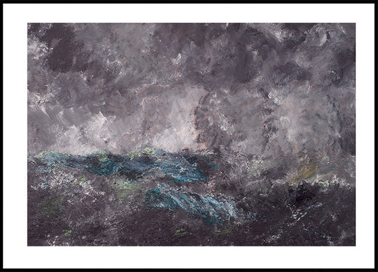 Storm in the Skerries By August Strindberg Plakat