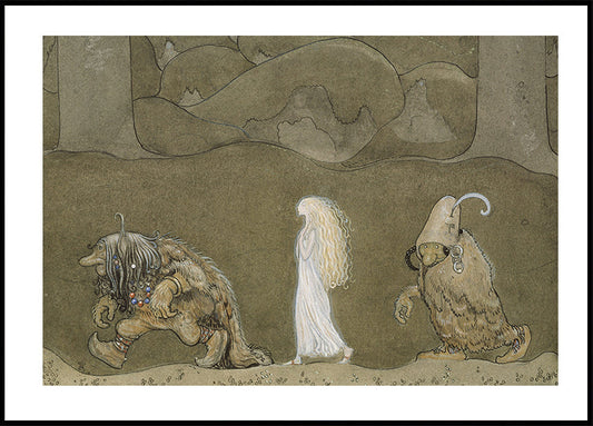 John Bauer The Princess And The Troll Plakat