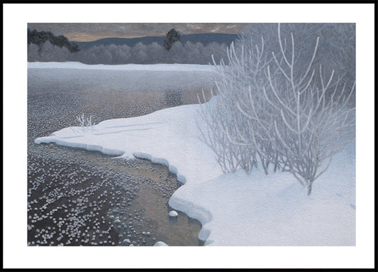 Frost on Ice By Gustaf Fjaestad Plakat