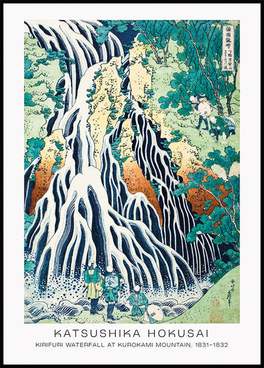 Kirifuri Waterfall By Katsushika Hokusai Plakat