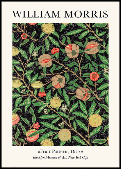 W.Morris & CO Fruit Pattern Plakat