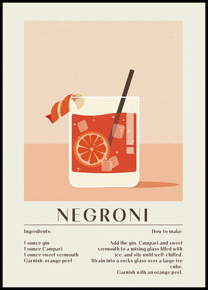 Negroni Plakat