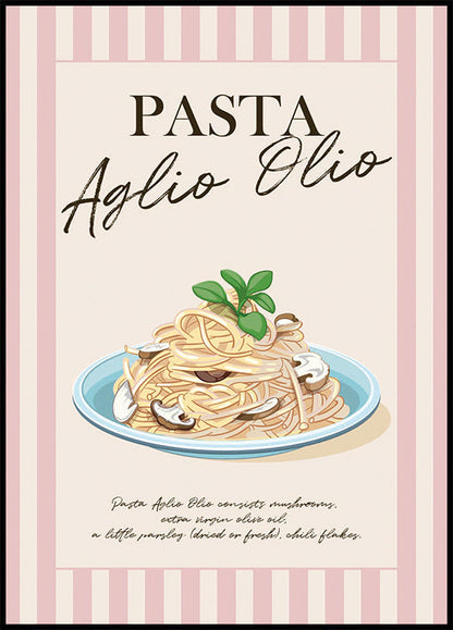 Pasta Aglio Olio Plakat