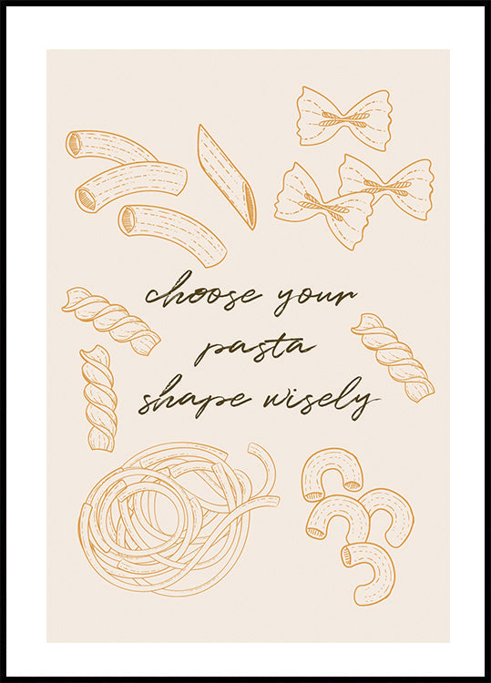 Choose Your Pasta Plakat