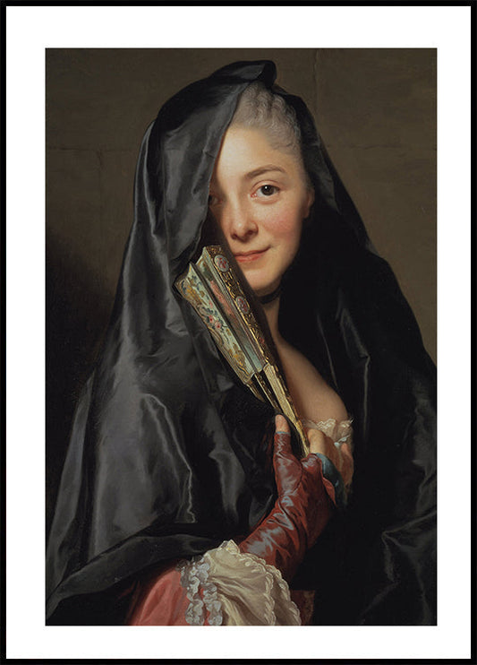 The Lady With The Veil By Alexander Roslin Plakat