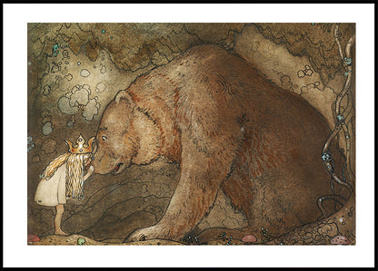 Stackars Lilla Basse By John Bauer Plakat