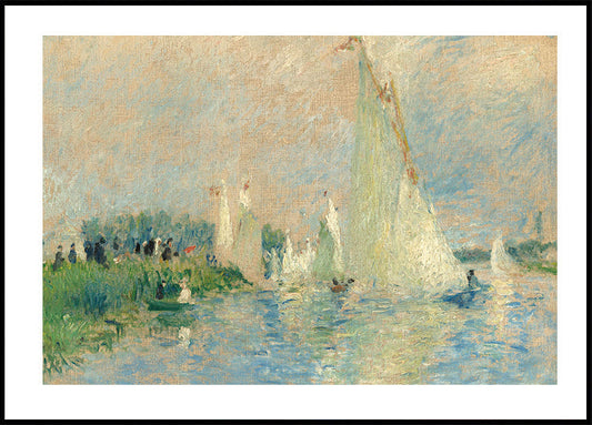 Regatta at Argenteuil By Auguste Renoir Plakat