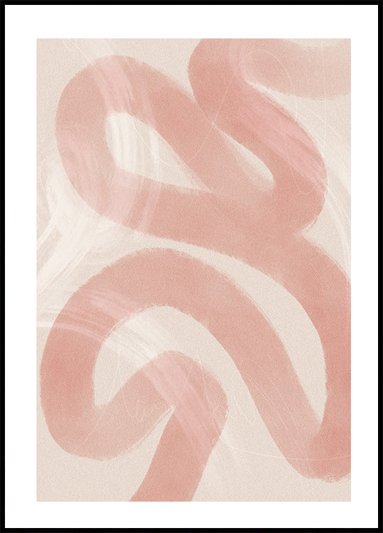 Pink Abstract Plakat