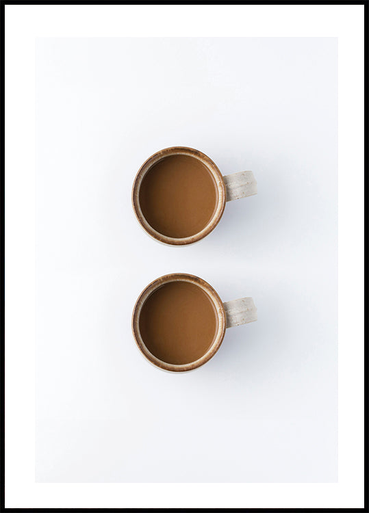 Two Cups Of Coffee Plakat