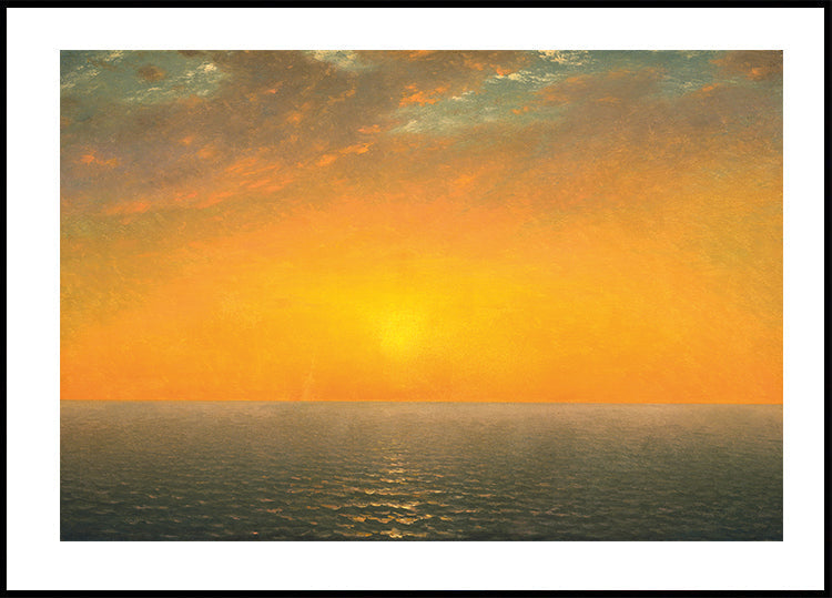 Sunset On the Sea By John Frederick Kensett Plakat