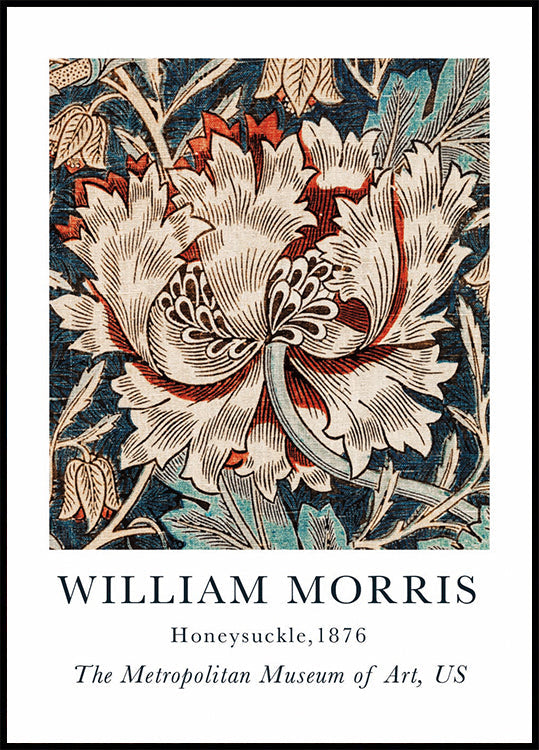 William Morris Honeysuckle Plakat