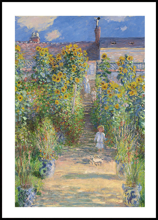 The Artist's Garden at Vétheuil By Claude Plakat