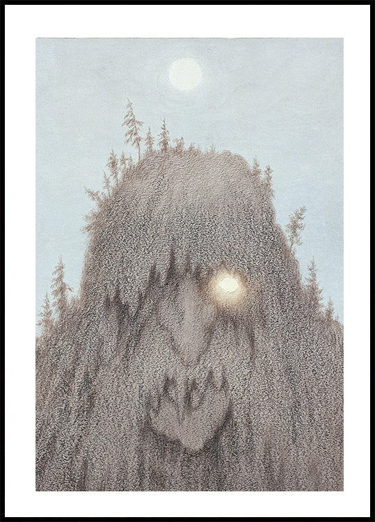 Forest Troll By Theodor Kittelsen Plakat