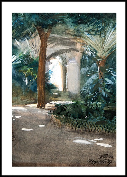 Garden in Algiers By Anders Zorn Plakat