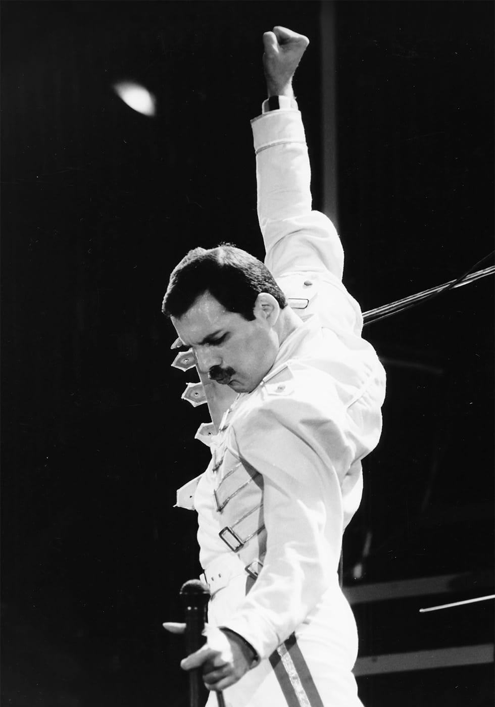 Freddie Mercury Live Hand Up Plakat