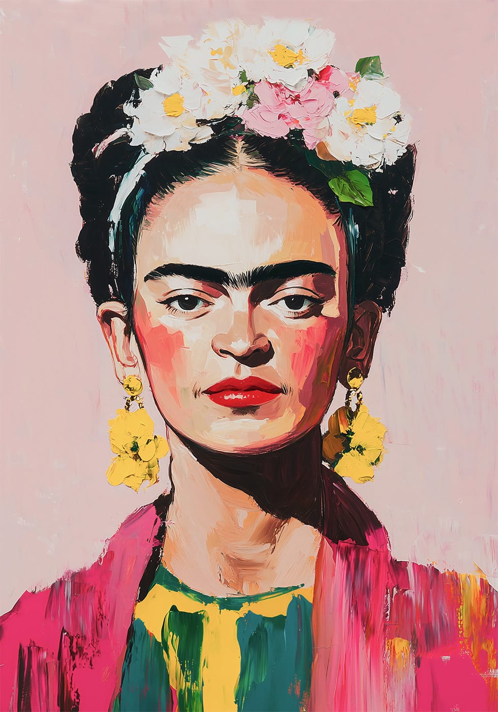 Frida Kahlo Artistic Painting Plakat