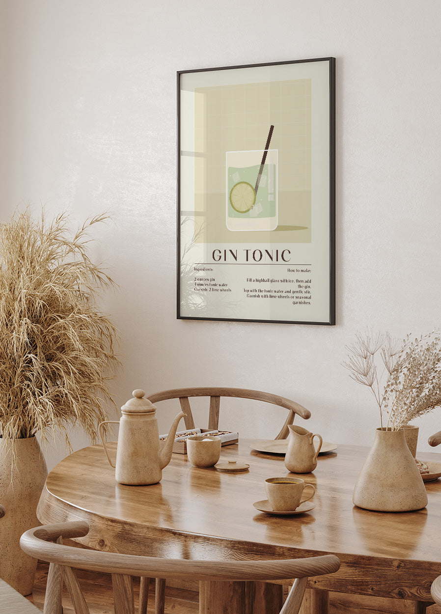 Gin Tonic Plakat