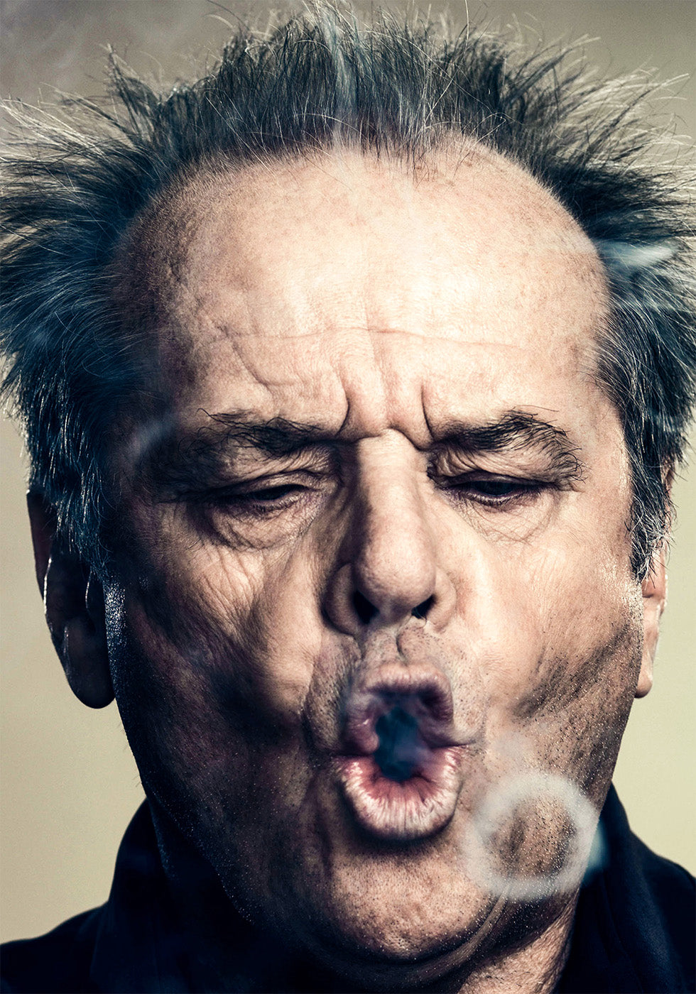 Jack Nicholson Smoking Portrait Plakat