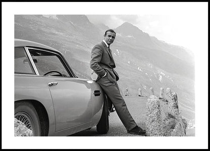 James Bond Retro Landscape Plakat