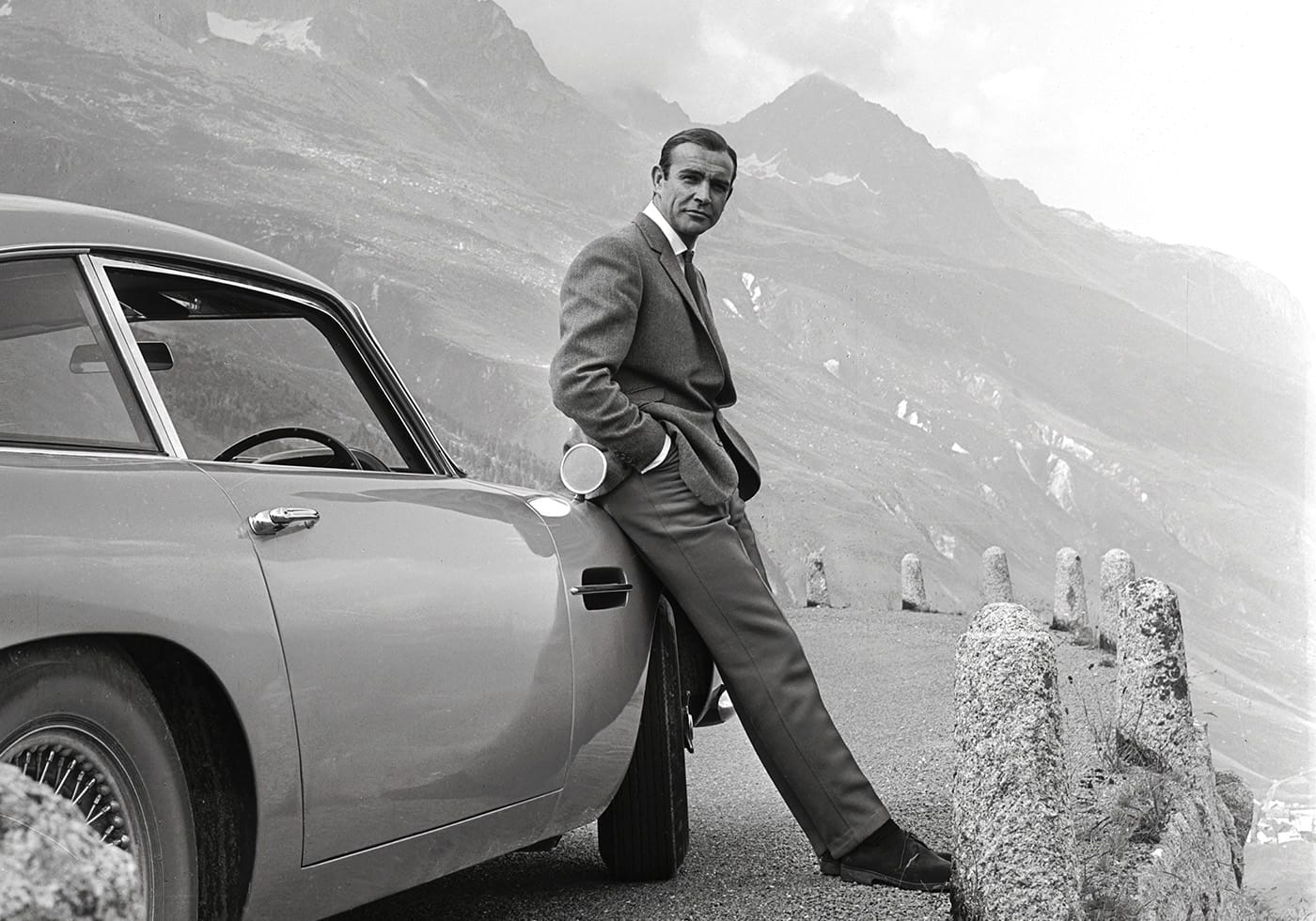 James Bond Retro Landscape Plakat