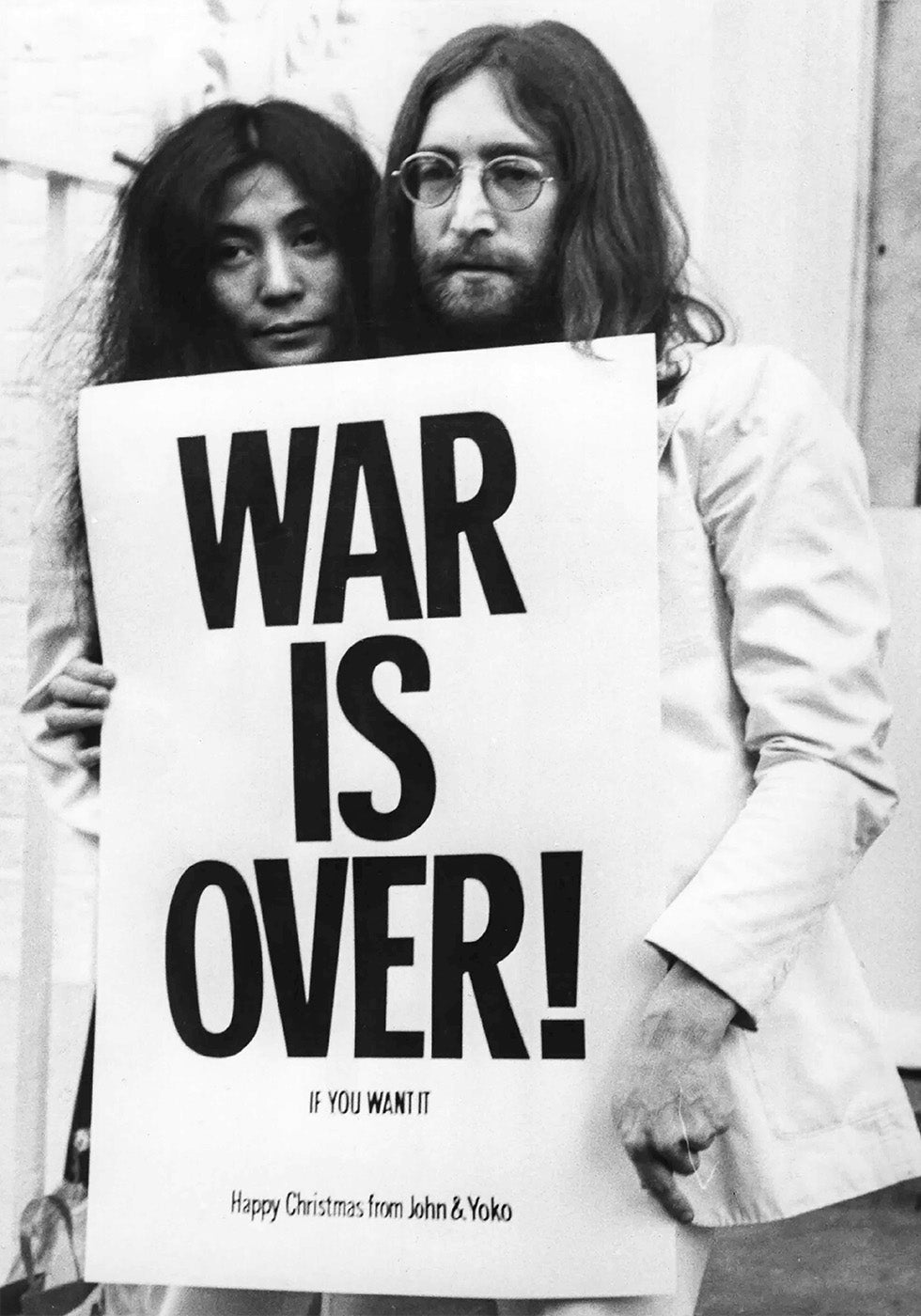 John Lennon & Yoko Ono - War is Over Plakat