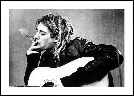 Iconic Kurt Cobain Portrait Plakat