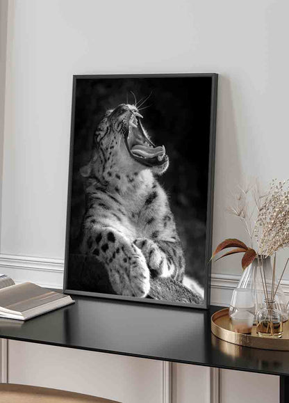 Majestic Leopard Roar Plakat