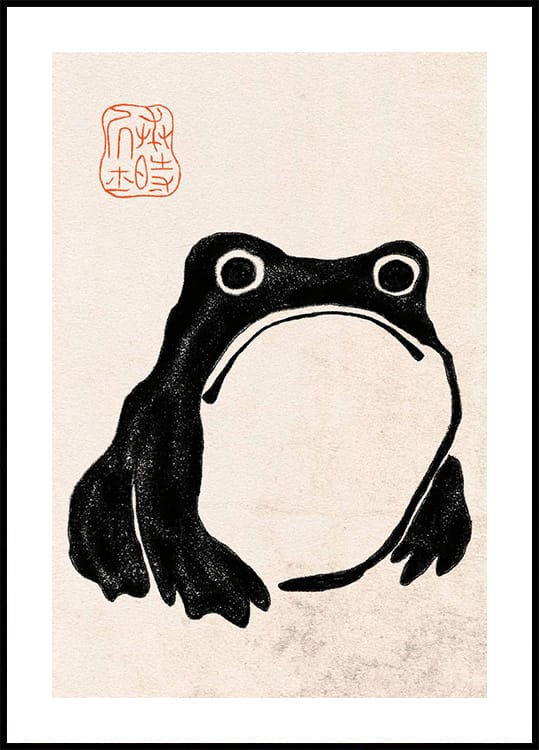 Matsumoto Hoji Frogs Plakat