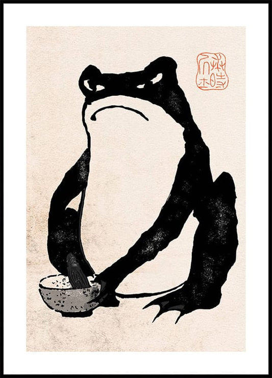 Matsumoto Hoji Frogs Plakat