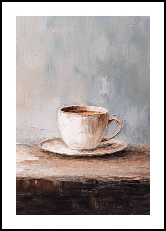 Neutral Coffee Art Moody Kitchen Plakat