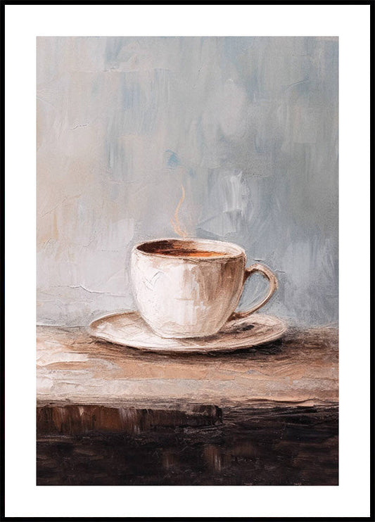 Neutral Coffee Art Moody Kitchen Plakat