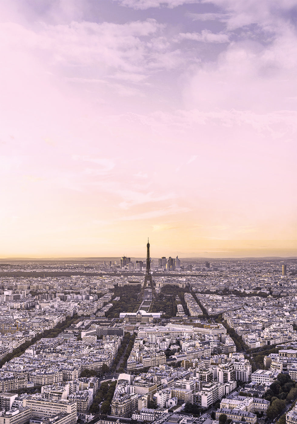 Paris During Sunset Plakat