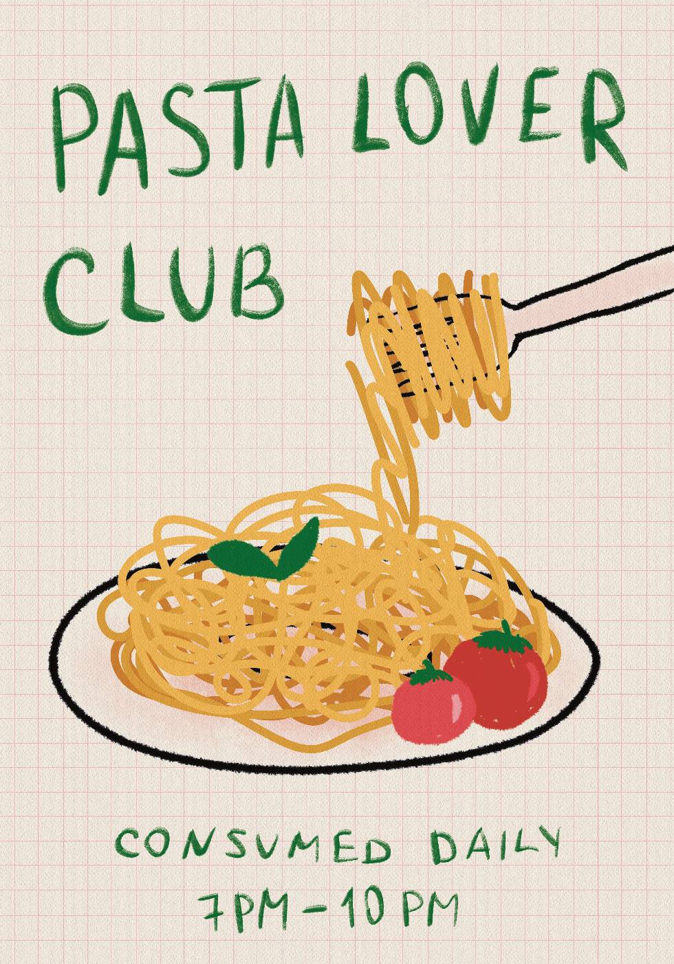 Pasta Day Plakat