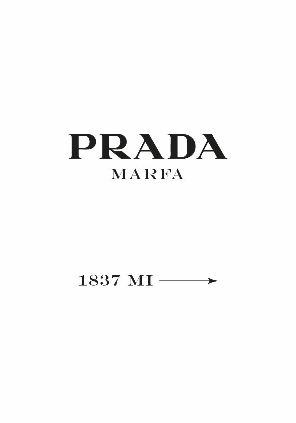 Prada Marfa Plakat