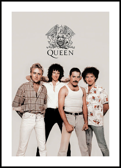 Queen Freddy Mercury Group Plakat