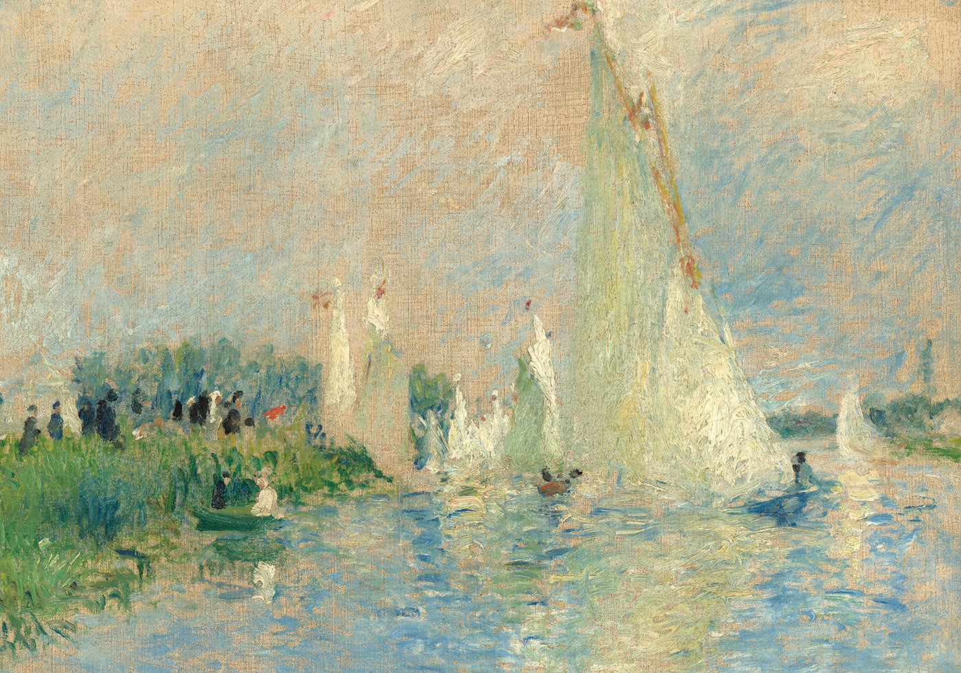 Regatta at Argenteuil By Auguste Renoir Plakat