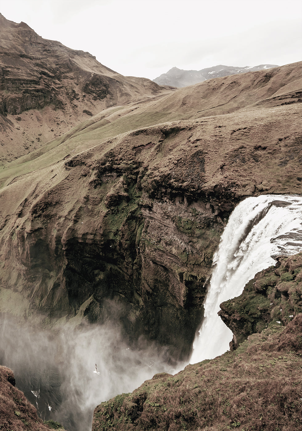 Skogafoss Waterfall Plakat