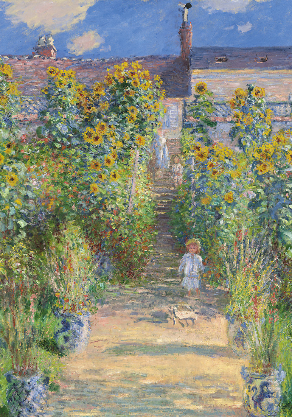 The Artist's Garden at Vétheuil By Claude Plakat