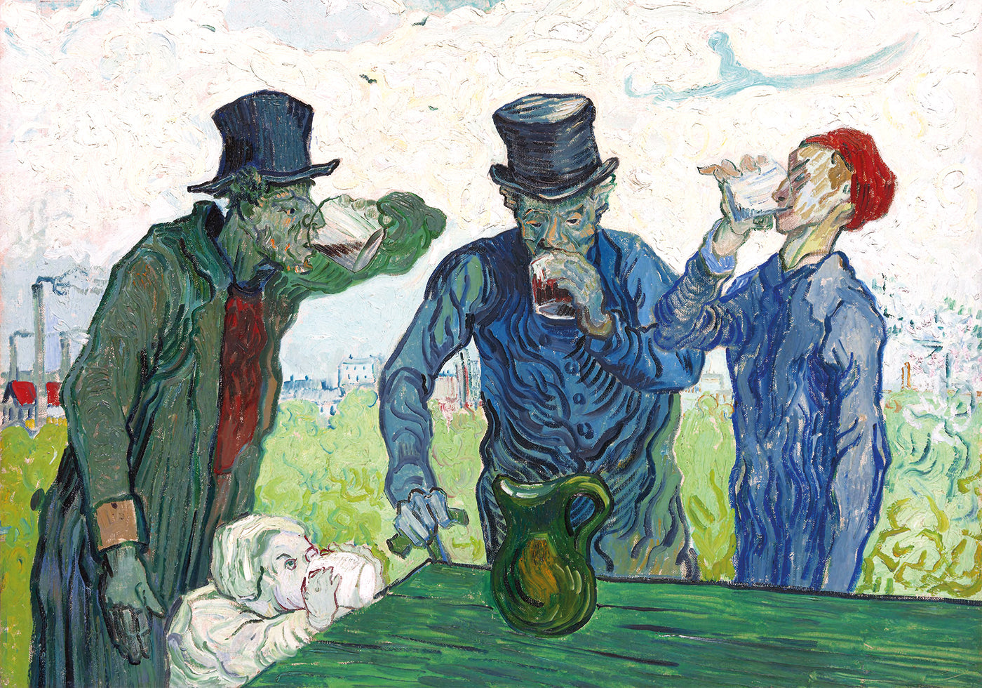 The Drinkers By Vincent van Gogh Plakat