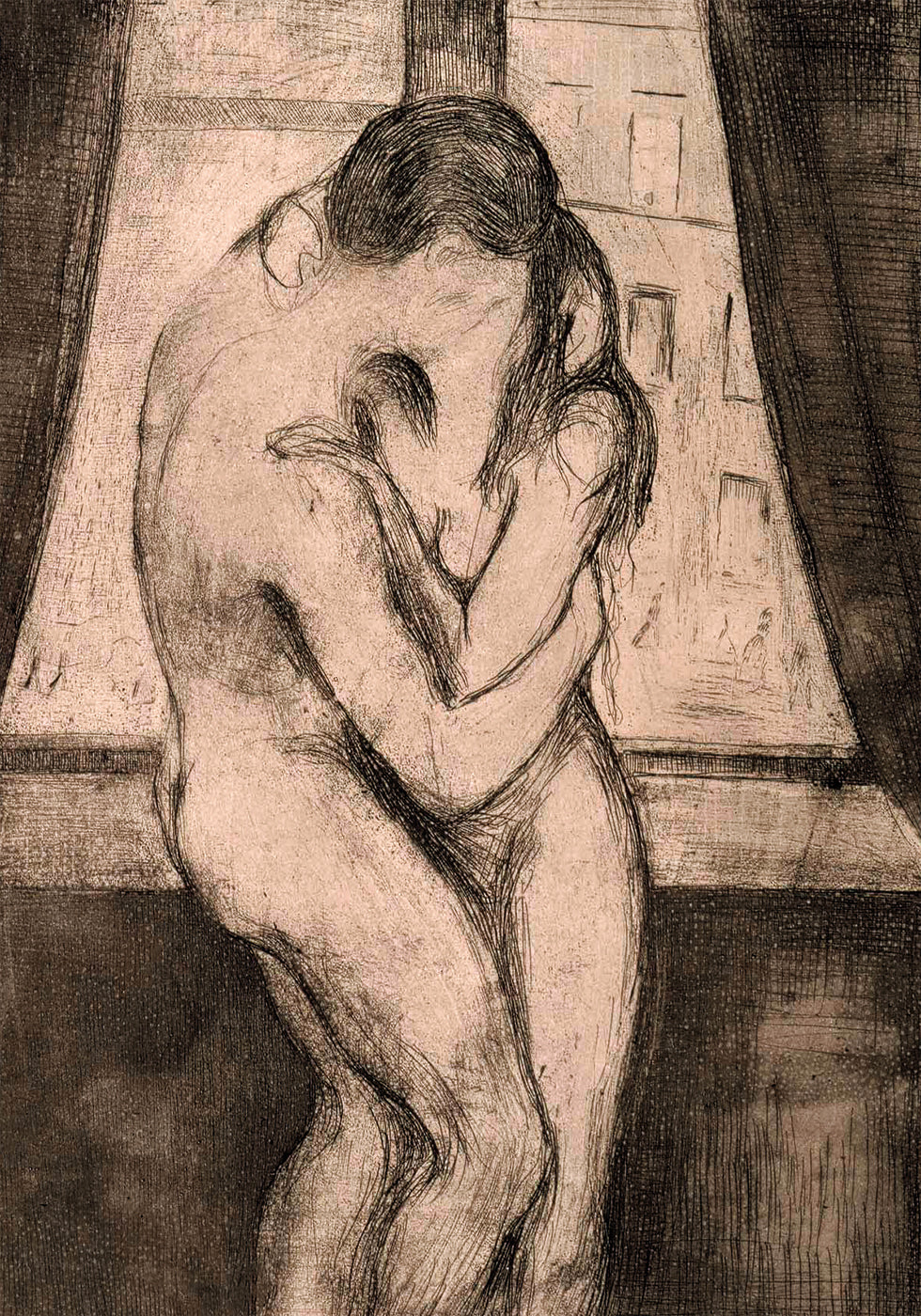 The Kiss By Edvard Munch Plakat