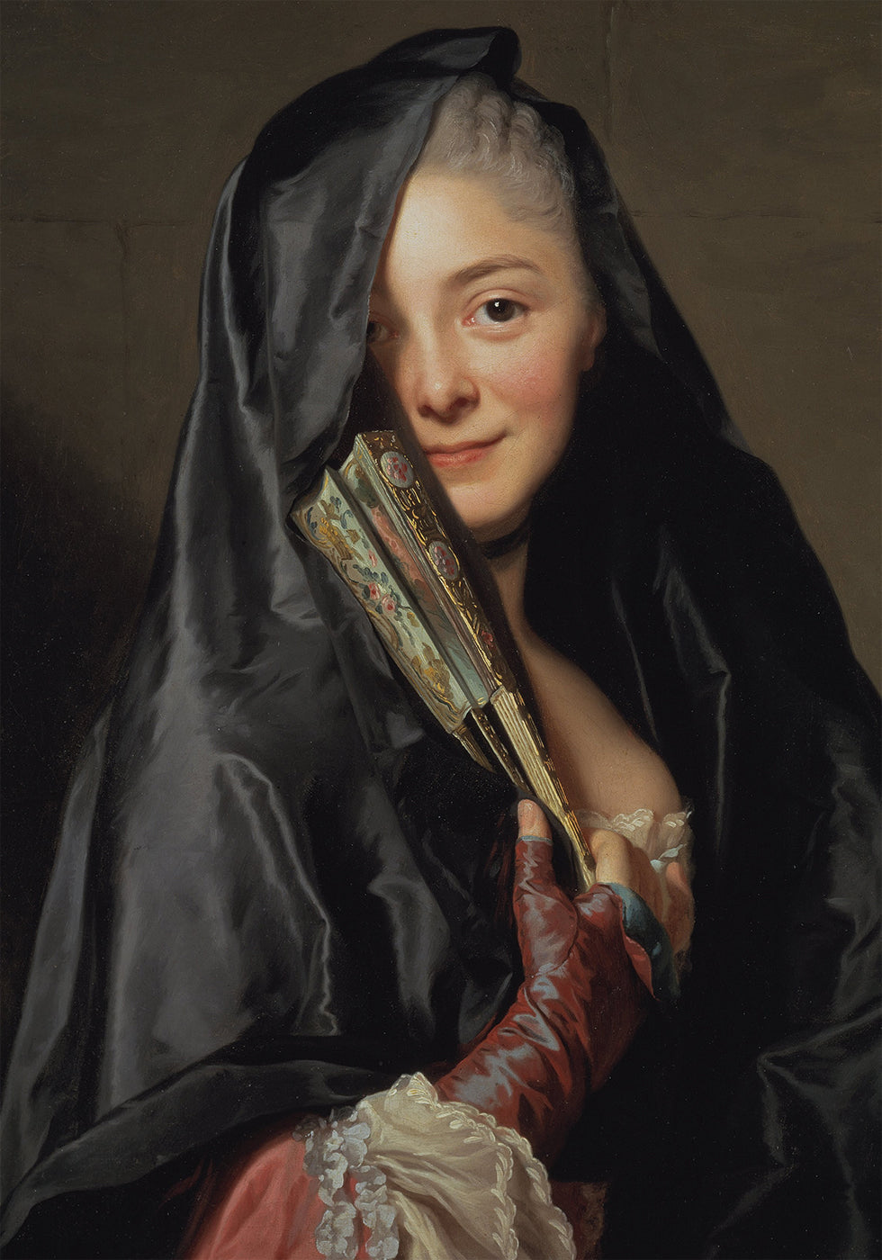 The Lady With The Veil By Alexander Roslin Plakat