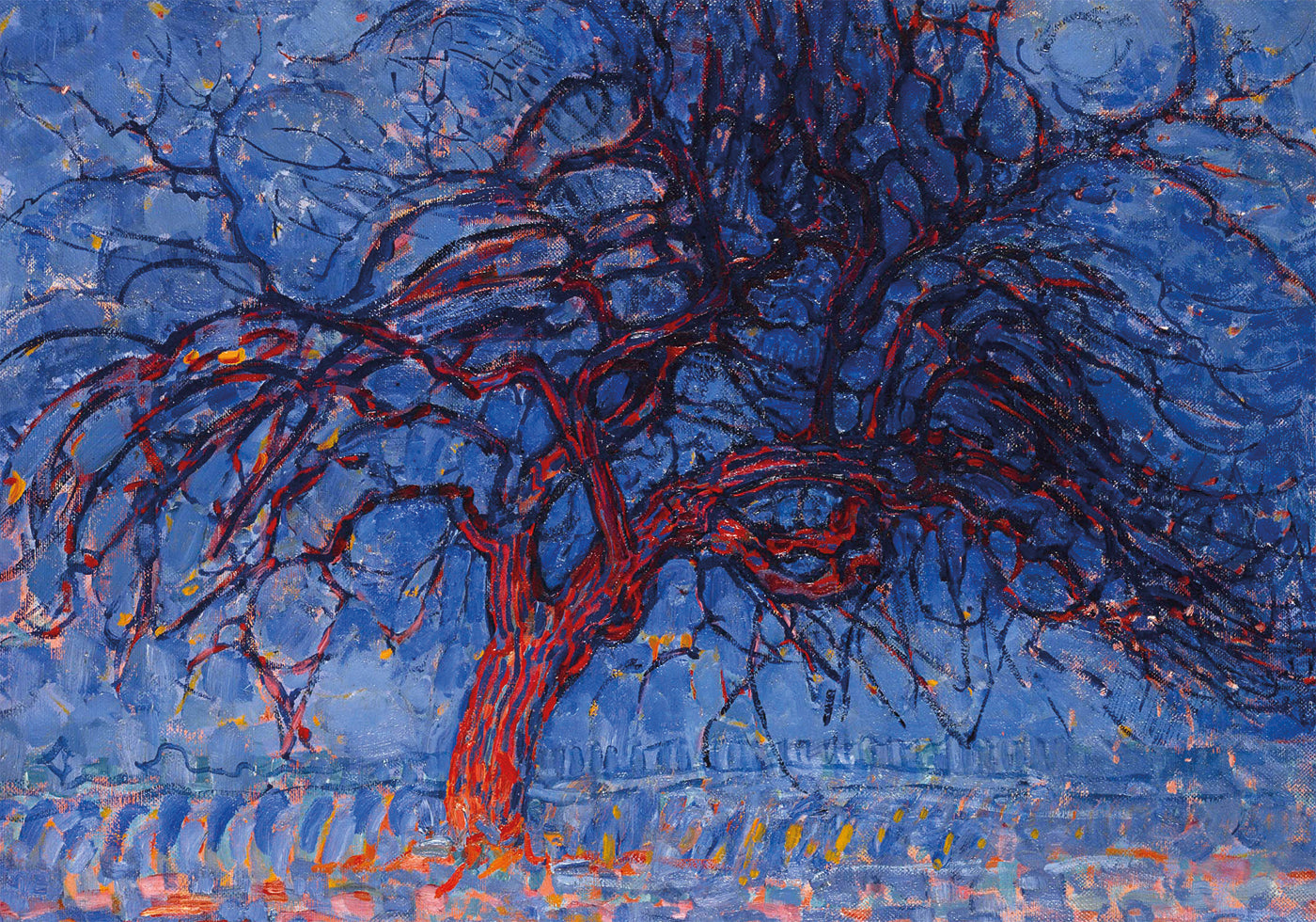 The Red Tree By Piet Mondrian Plakat