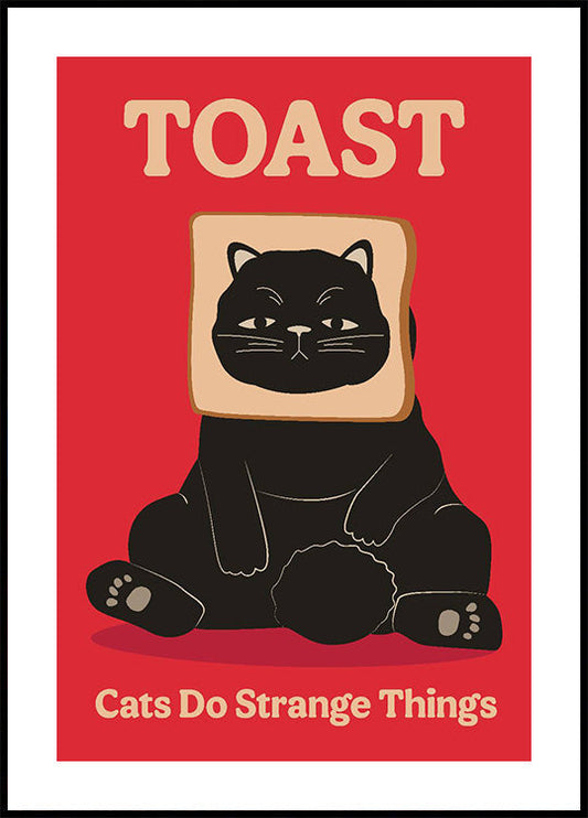 Toast Cat Plakat