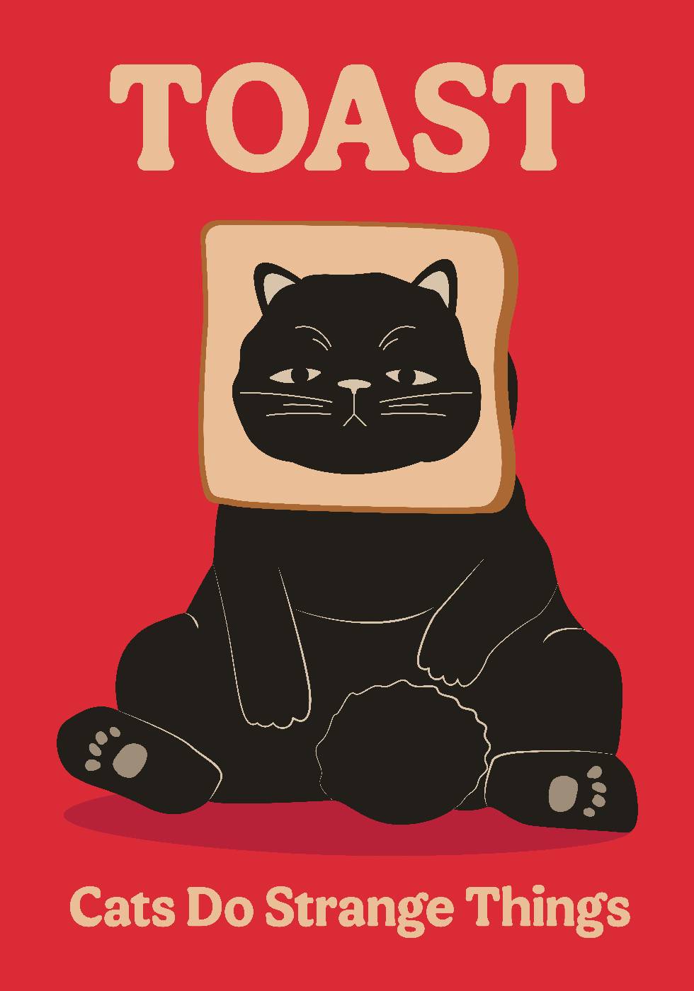 Toast Cat Plakat