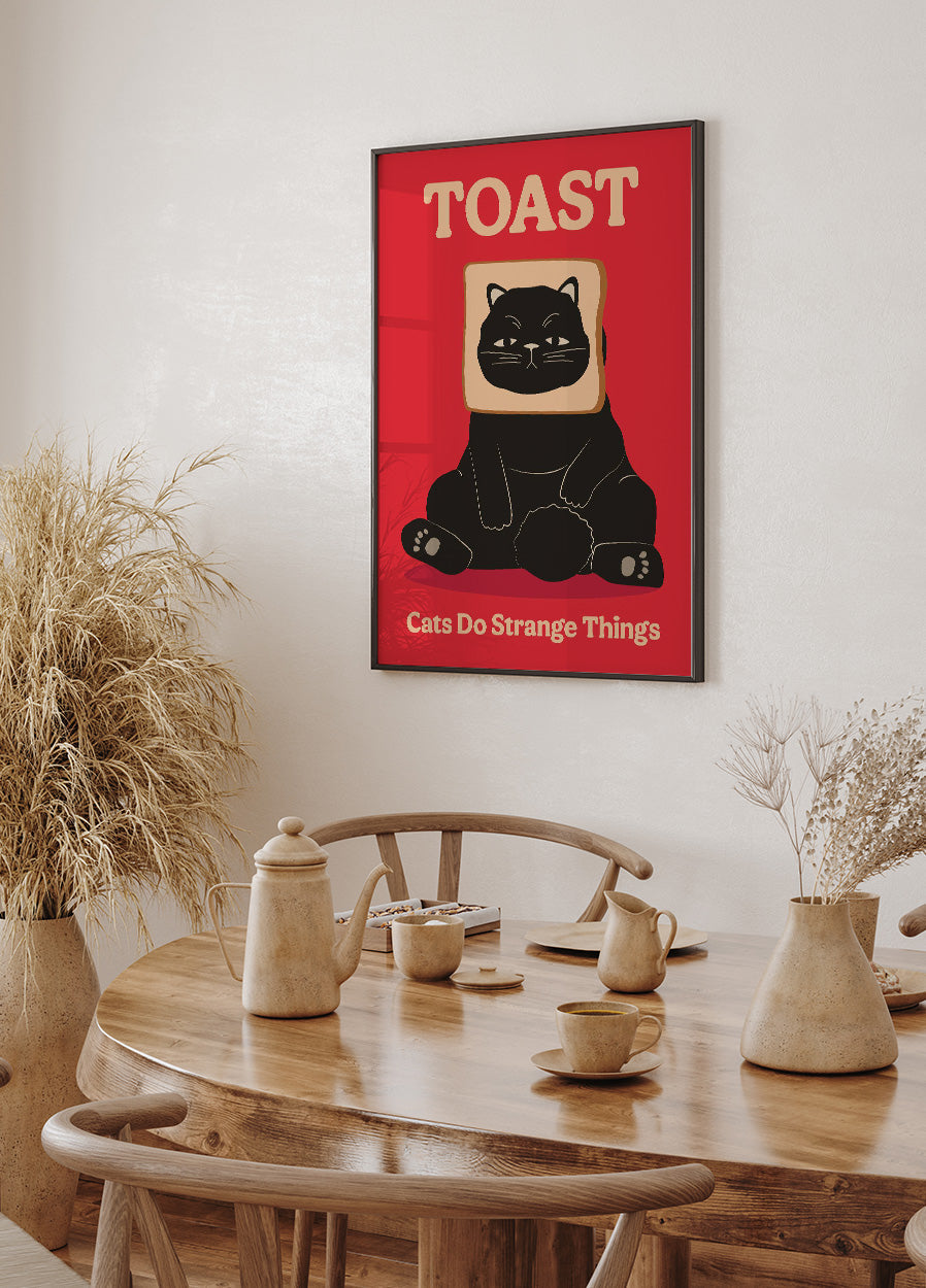 Toast Cat Plakat