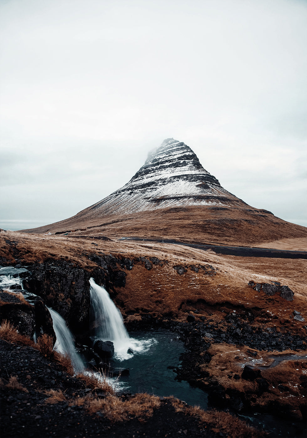 View Of The Kirkjufell Mountain Plakat