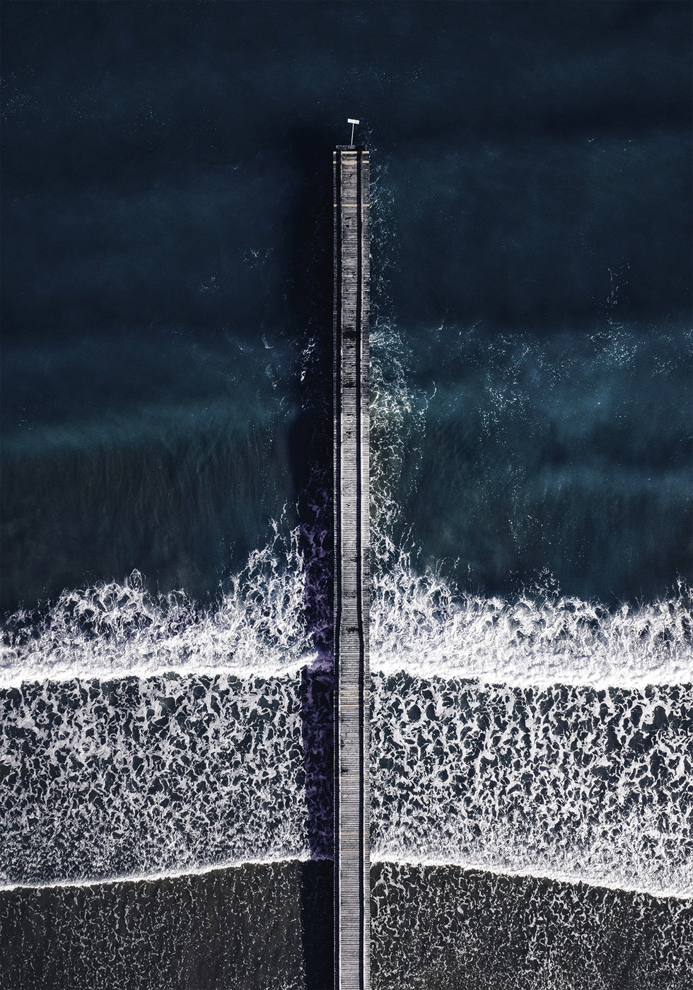 View Of The Pier In Italy Plakat