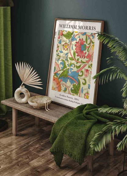 William Morris Lodden Pattern Plakat