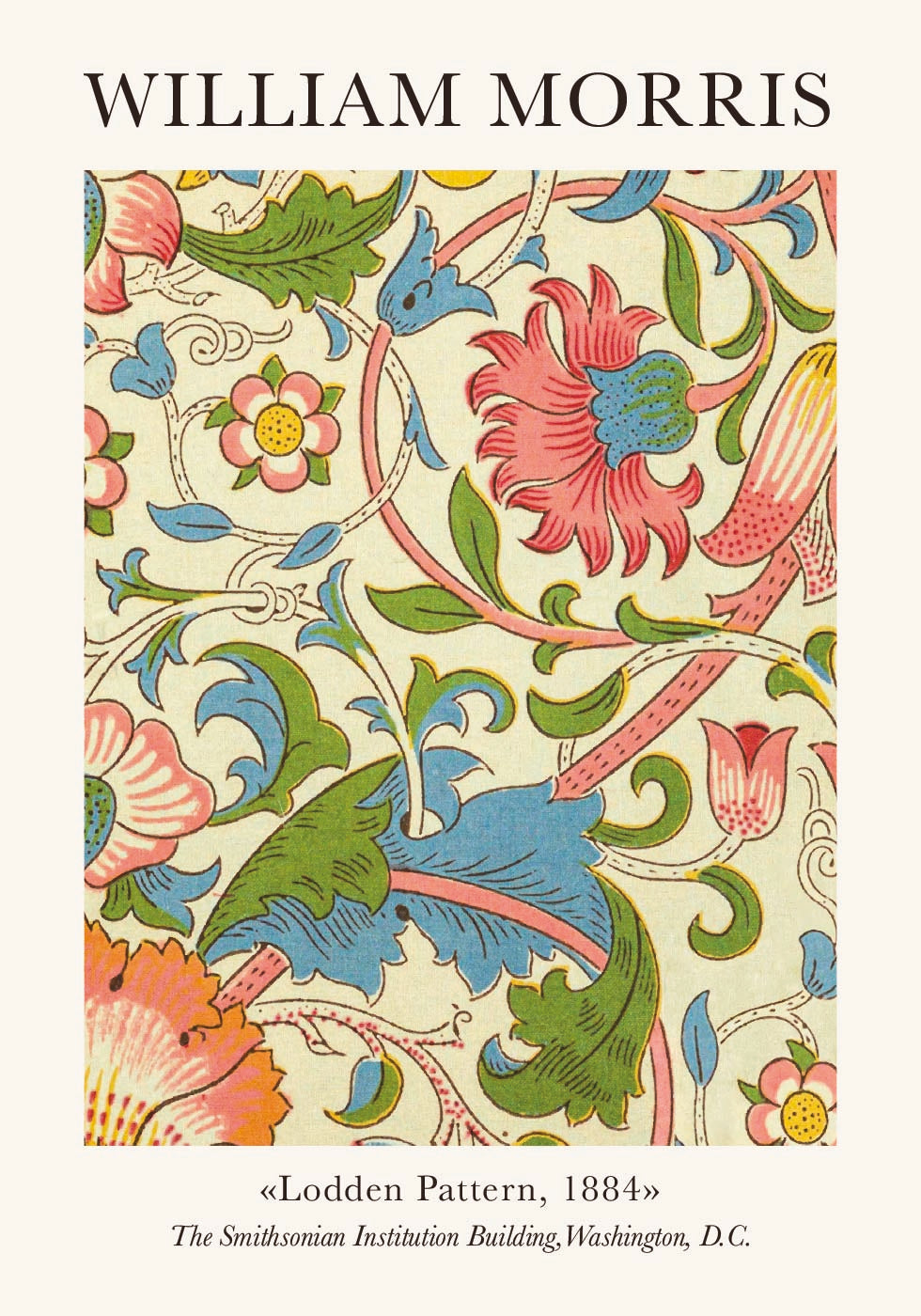 William Morris Lodden Pattern Plakat